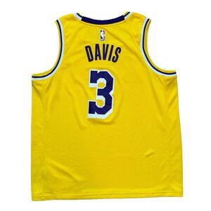 Anthony Davis Los Angeles Lakers Nike Swingman Dri-Fit Jersey Men Size XL 52